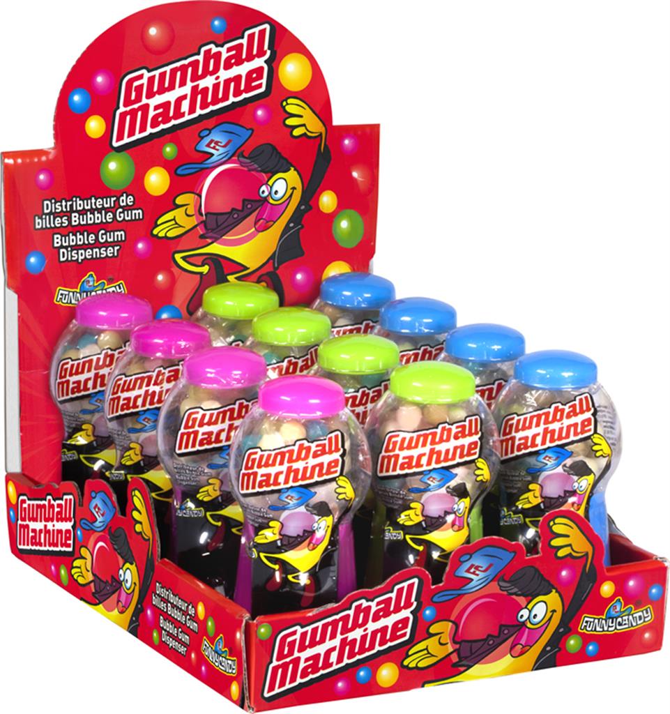 GUMBALL MACHINE x 12 PCS