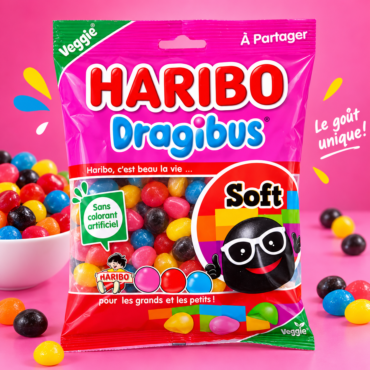 HARIBO DRAGIBUS SOFT VEGANE
