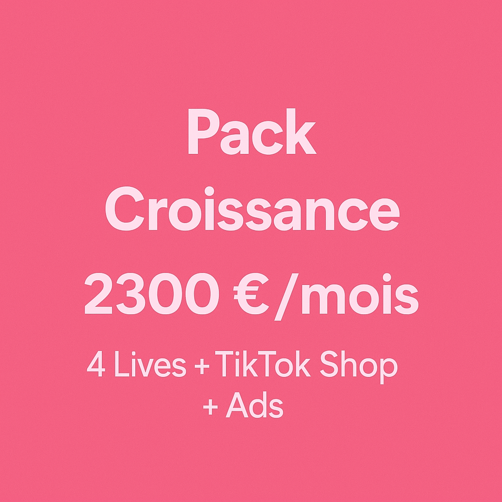 Pack 360° – 4 Lives + Shop + Ads + Retargeting