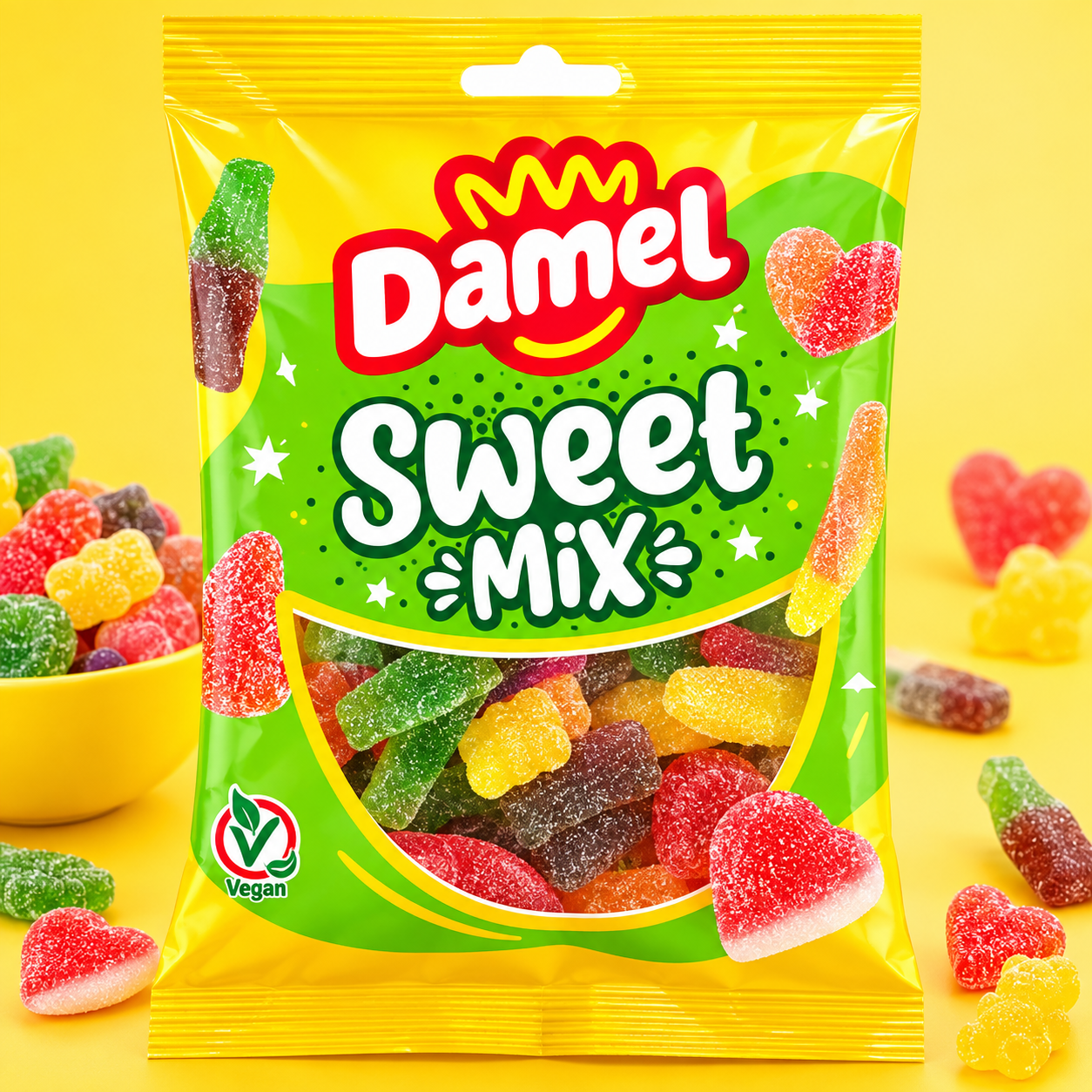 BOITE DAMEL MINI ASSORTIMENT SUCRE x 80 Gr Halal