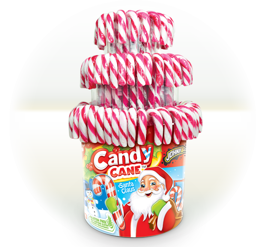 CANDY CANE SANTA CLAUS x 100 PCS