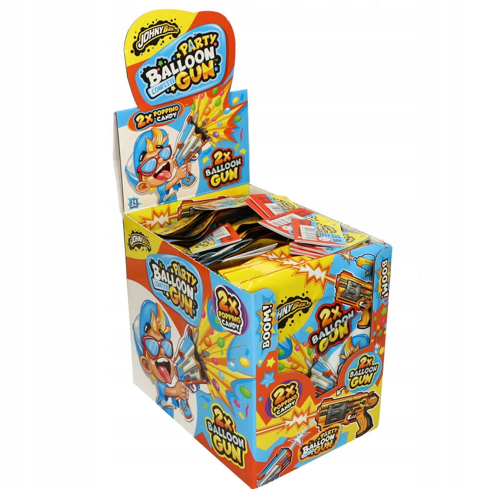 PARTY BALLOON CONFETTI GUN x 24 PCS