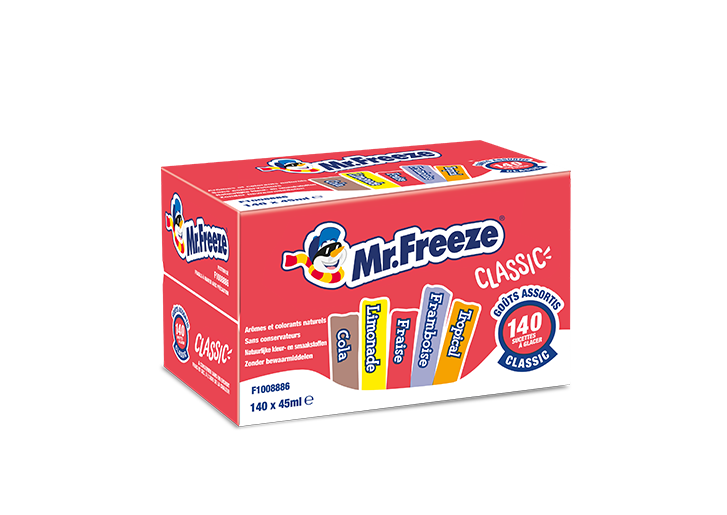 MR FREEZE CLASSIC ASSORTIS x 140 PCS