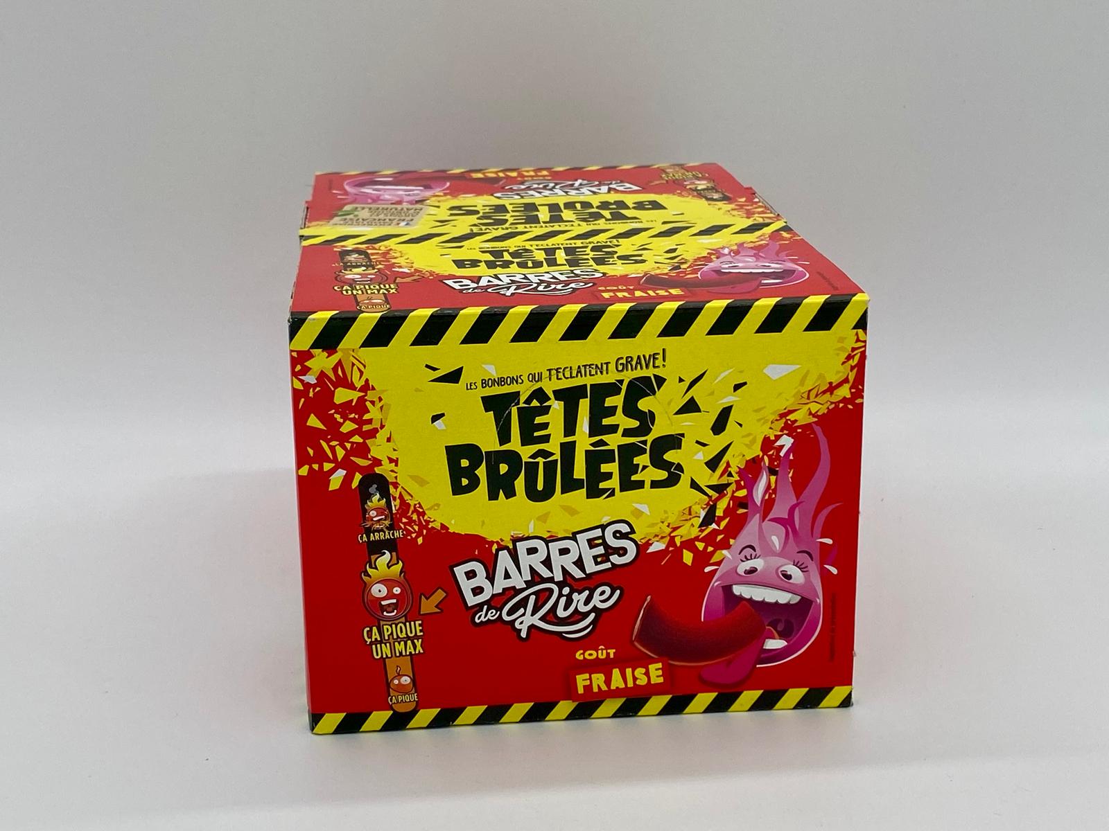 TÊTES BRULÉES BARRE FRAISE Halal