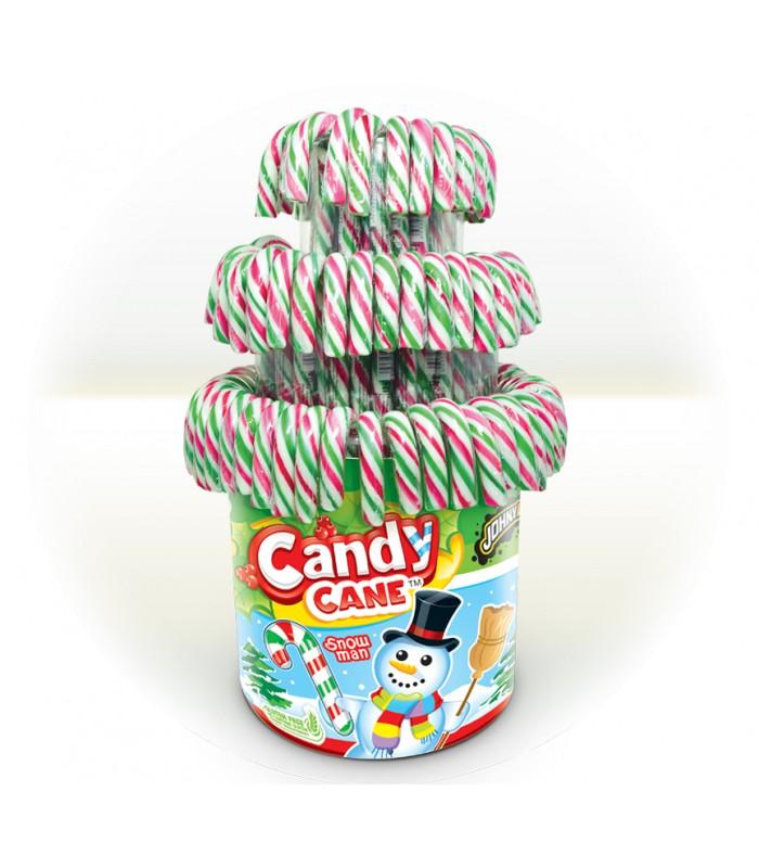CANDY CANE SNOW MAN x 100 PCS