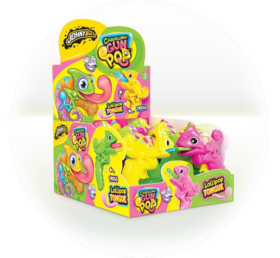 CHAMELEON GUN POP x 12 PCS