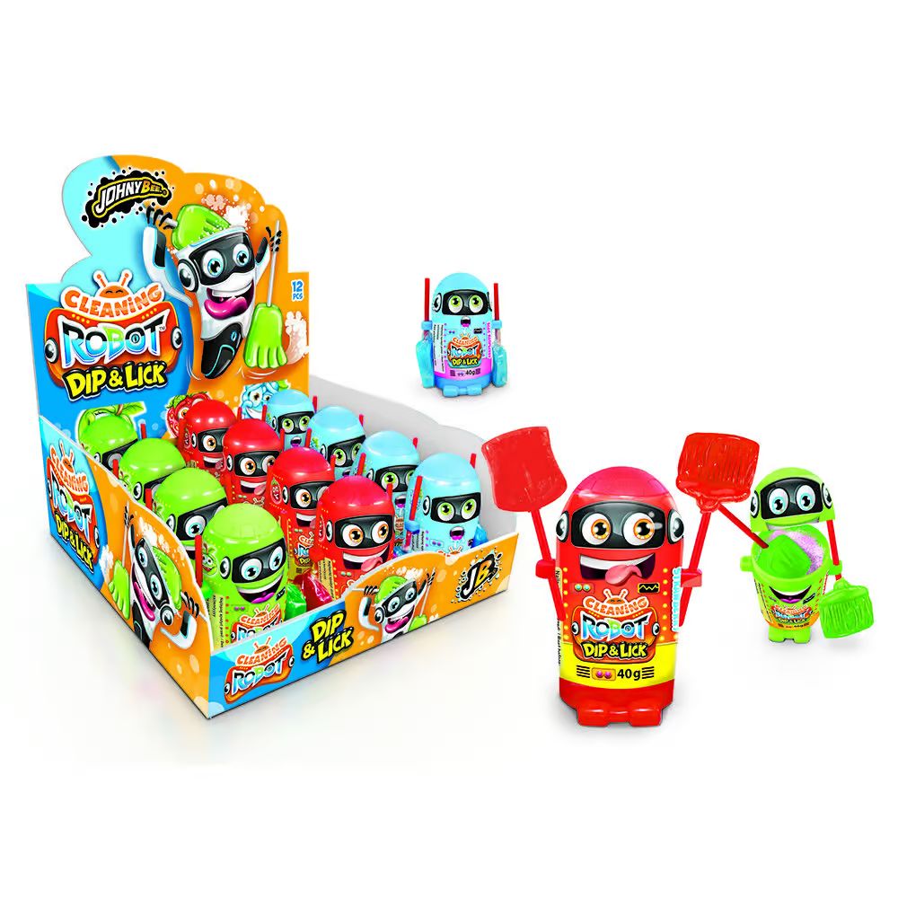 CLEANING ROBOT DIP & LICK X 12 PCS