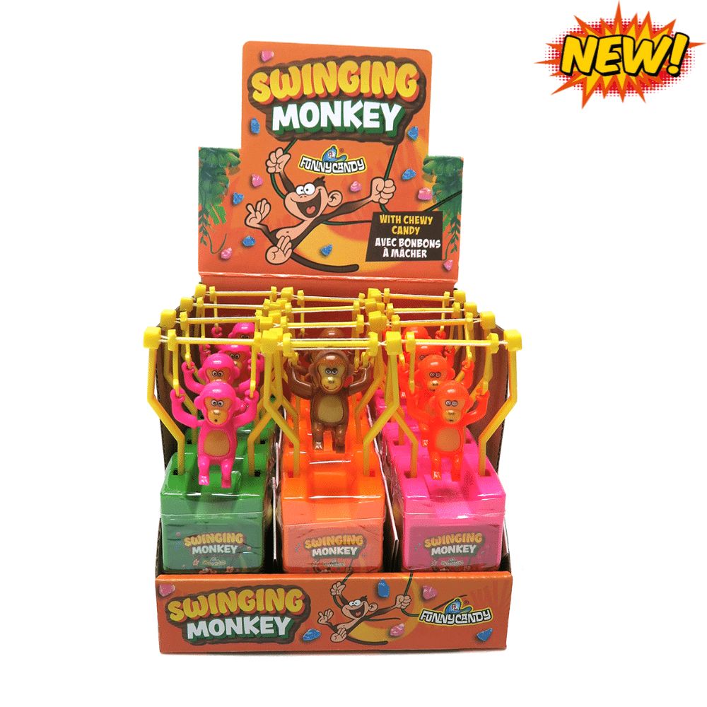 SWINGING MONKEY x 12 PCS