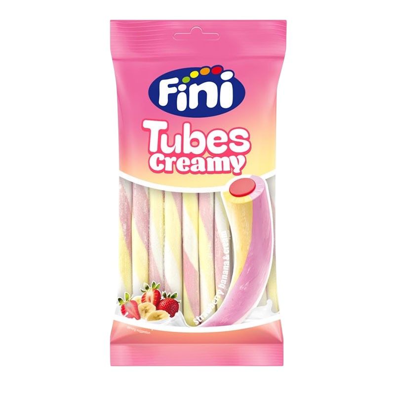 FINI TUBES CREAMY FRAISE / BANANE Halal