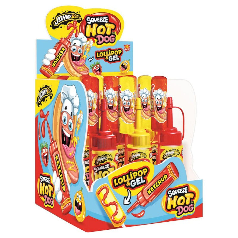 SQUEEZE HOT DOG x 12 PCS