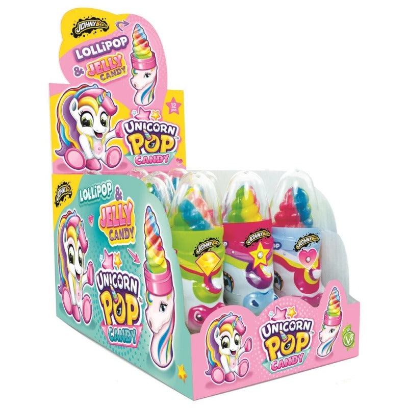 UNICORN POP AND CANDY DISPLAY x 12 PCS