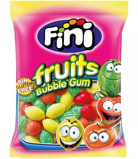 FINI FRUITS BUBBLE GUM Halal 90 Gr