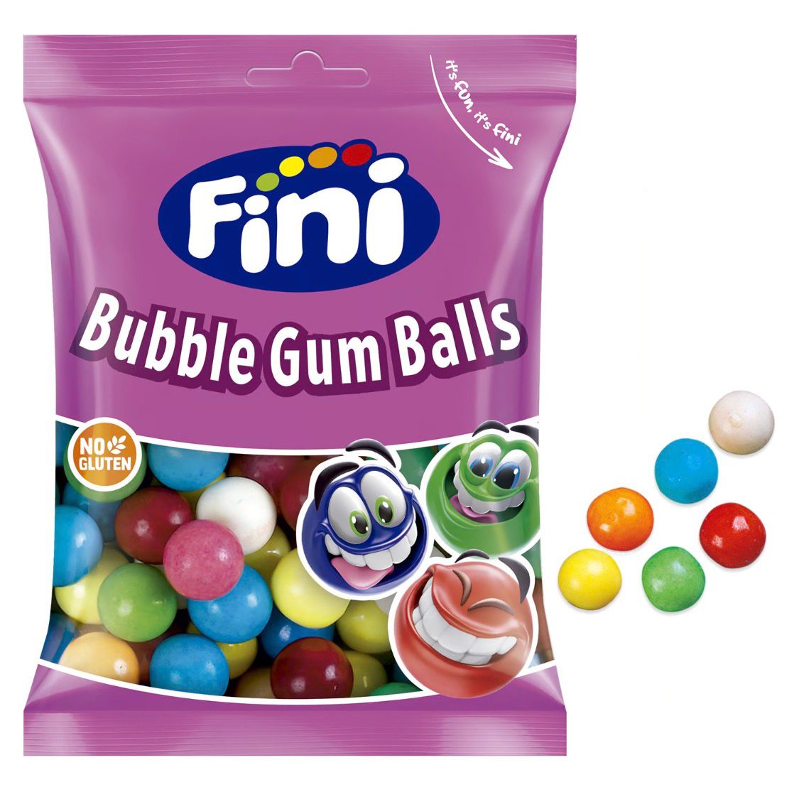 FINI BUBBLE GUM BALLS Halal 90 Gr