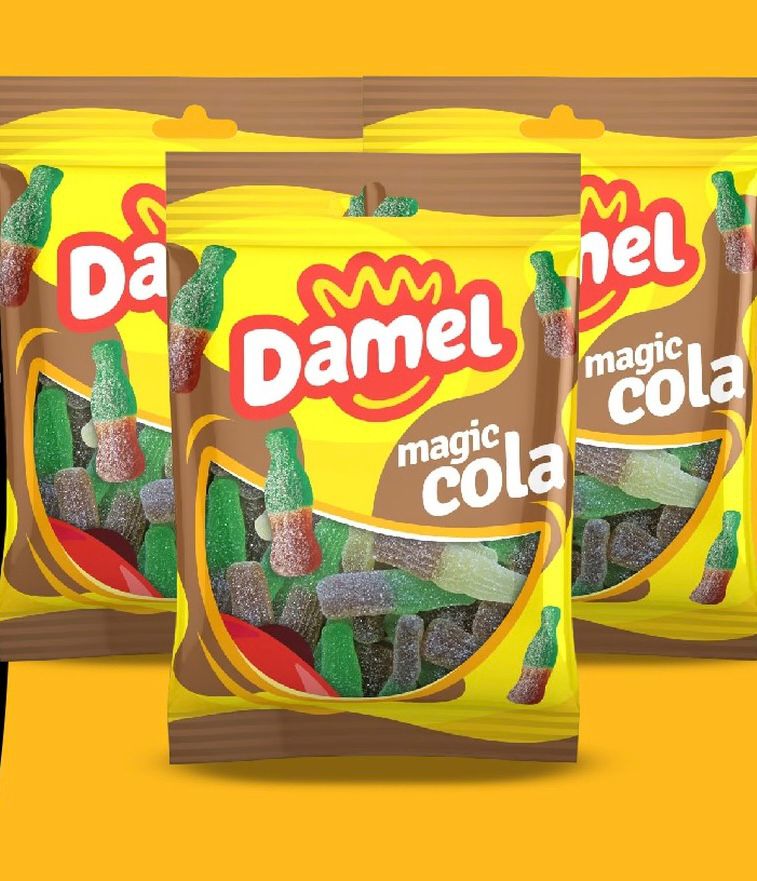 BOITE DAMEL BOUTEILLE COLA ACIDE x 80 Gr Halal