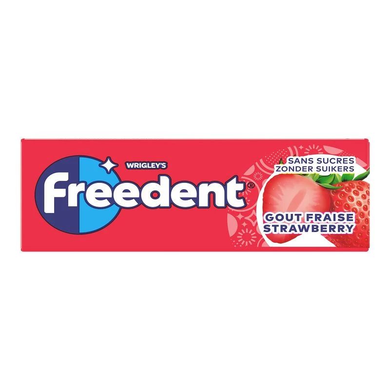 FREEDENT FRAISE SANS SUCRE x 30 PCS