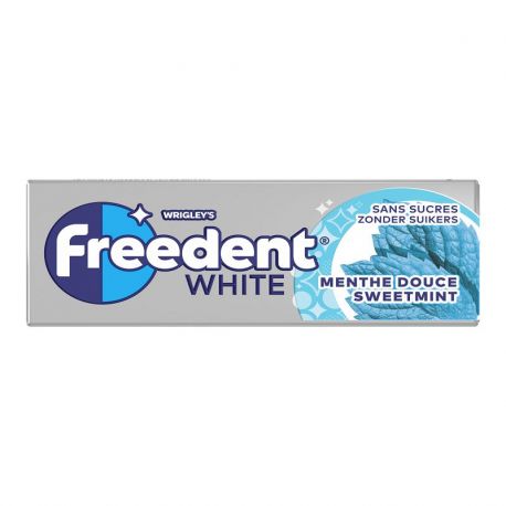 FREEDENT WHITE MENTHE DOUCE SANS SUCRE x 30 PCS