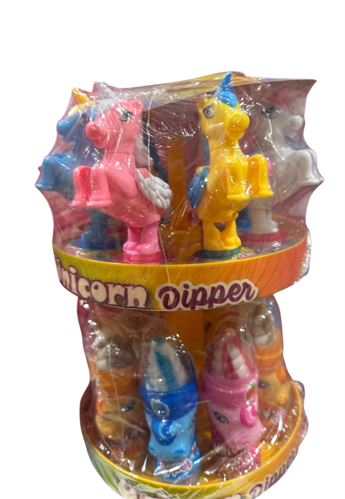 UNICORN DIPPER + POO STAND x 16 PCS
