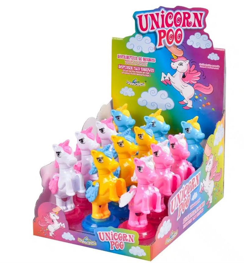 UNICORN POO CANDY x 12 Pcs