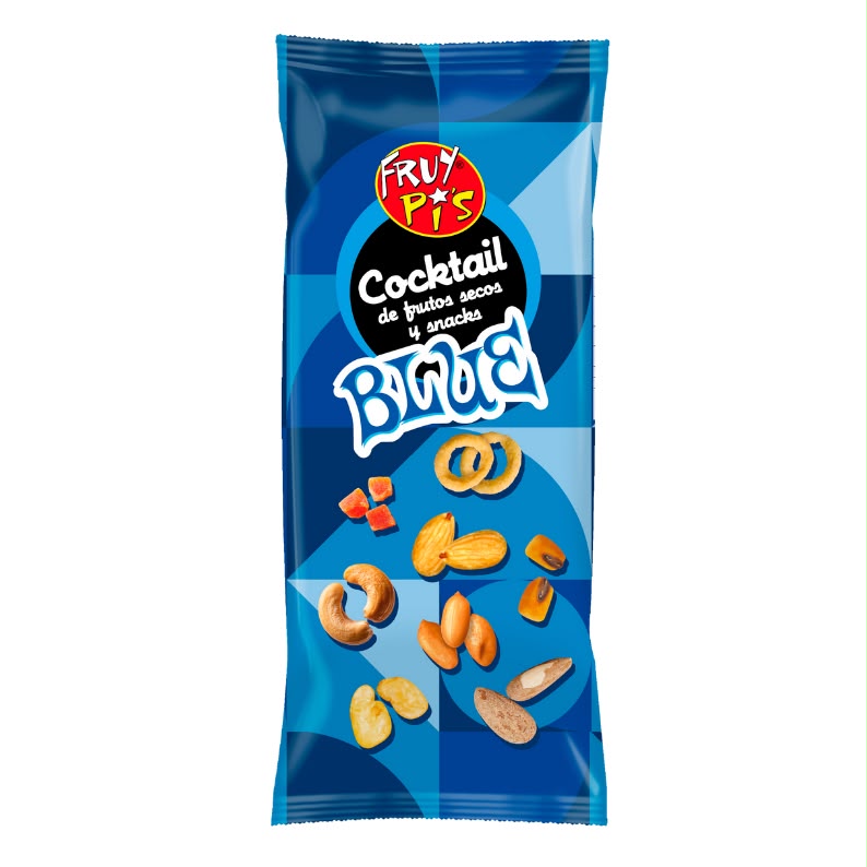 FRUY PI’S COCKTAIL SALE CROUSTILLANT FRUITS SECS BLUE x 30 PCS