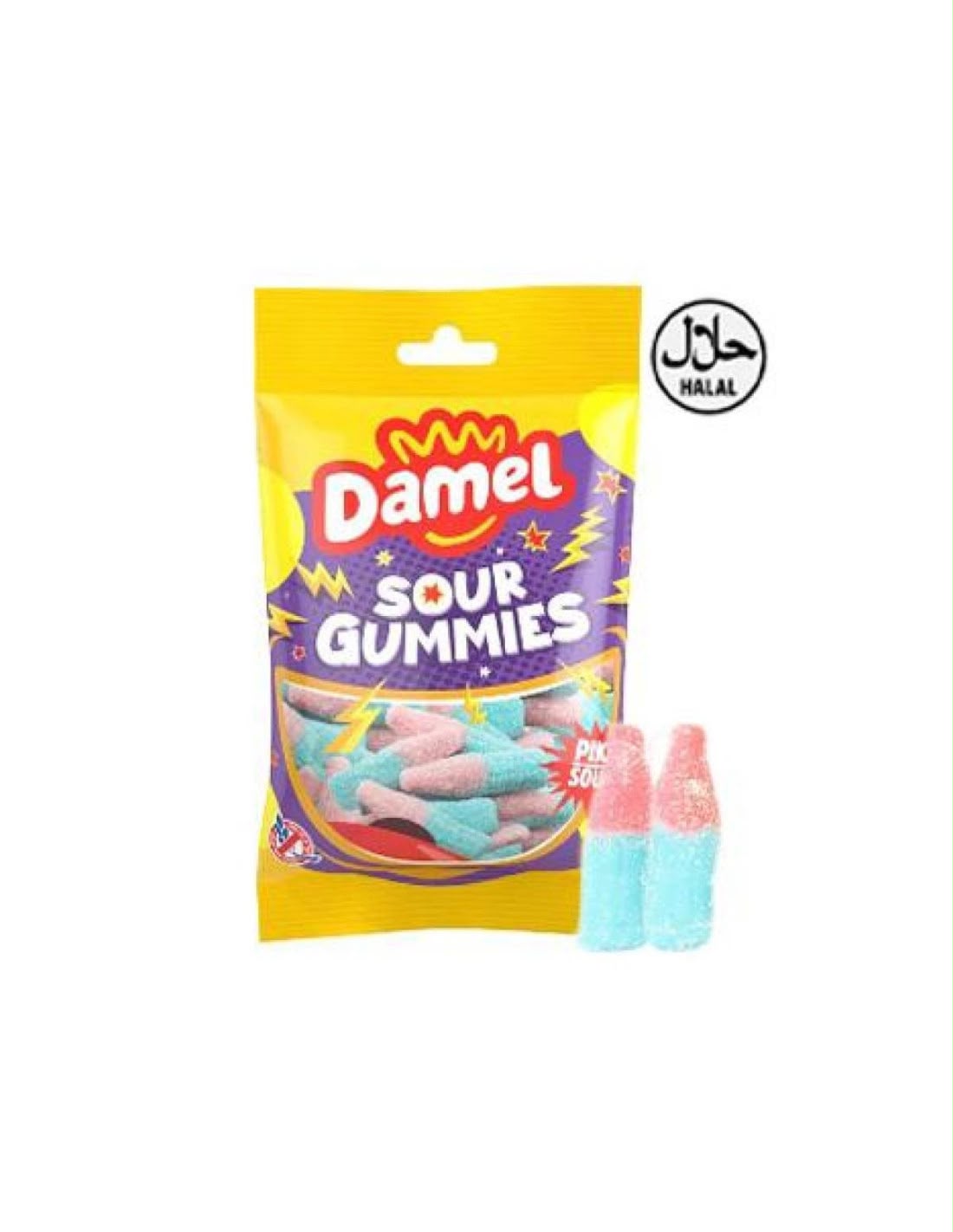 BOITE DAMEL BOUTEILLE ROSE BLEU SUPER PIKA x 80 Gr Halal