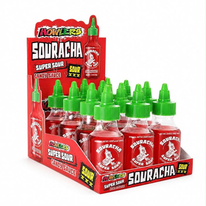 SOURACHA SCREAMER SUPER SOUR LIQUID x 12 PCS