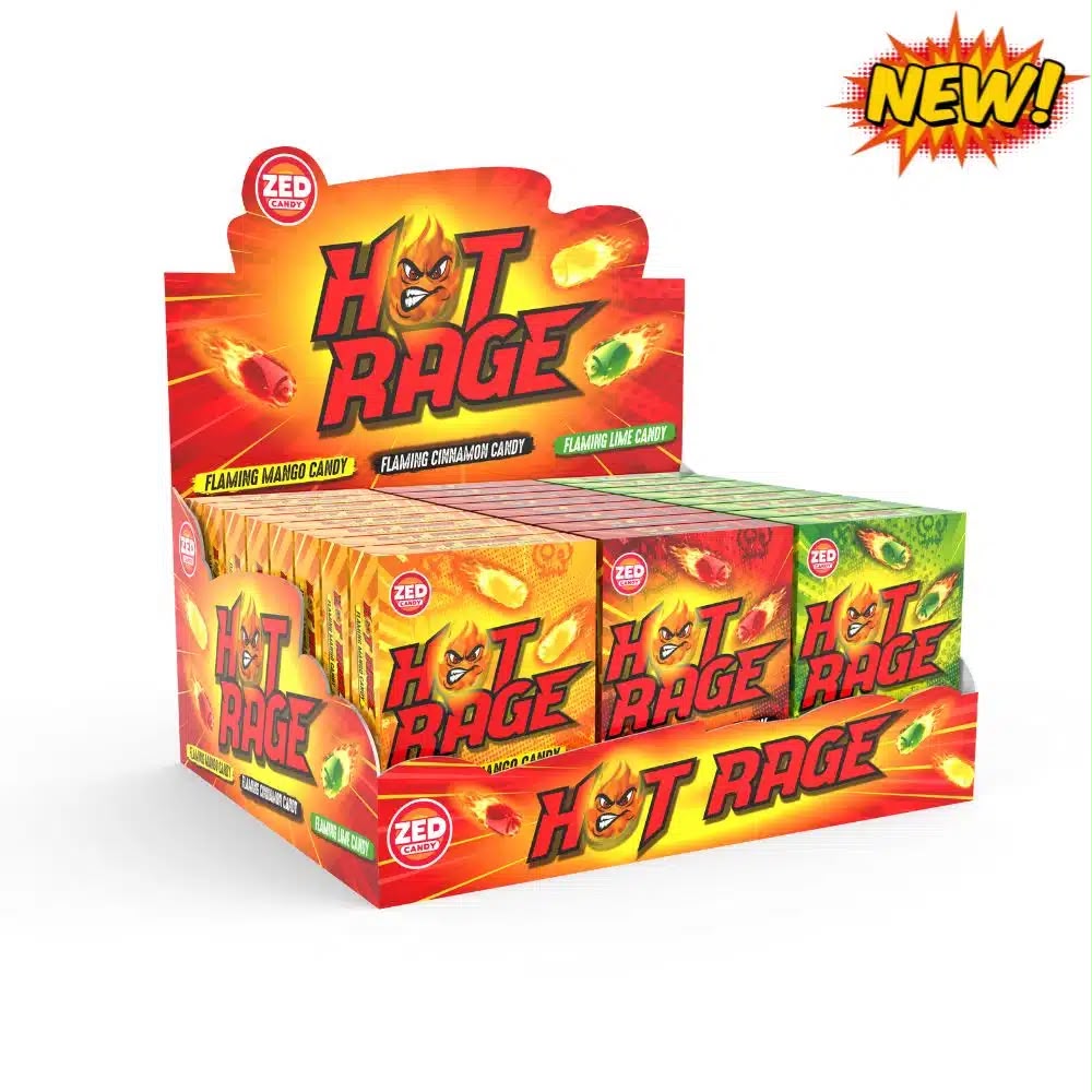 ZED CANDY HOT RAGE x 24 PCS