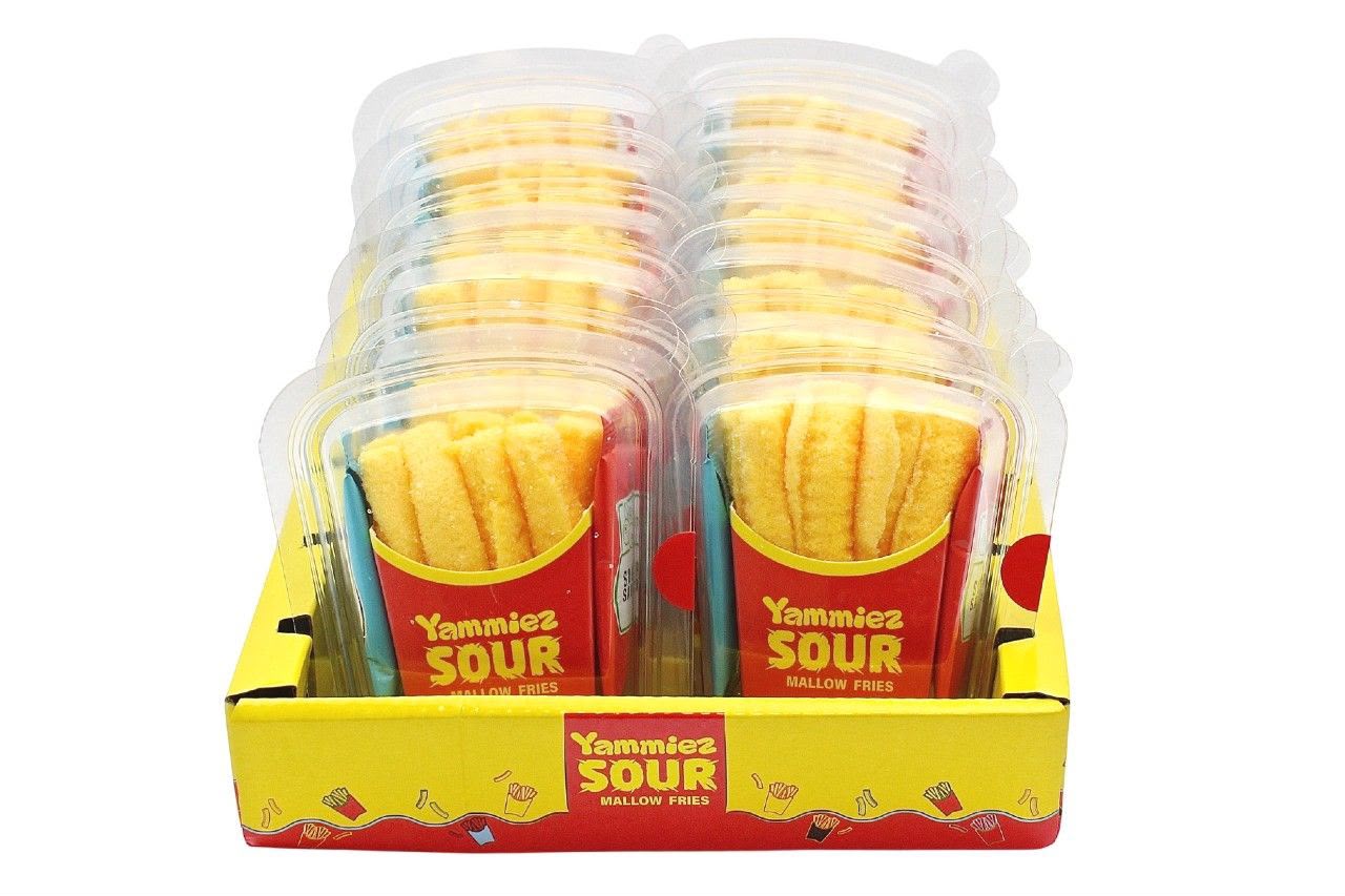 YAMMIEZ SOUR MALLOW FRIES x 12 PCS
