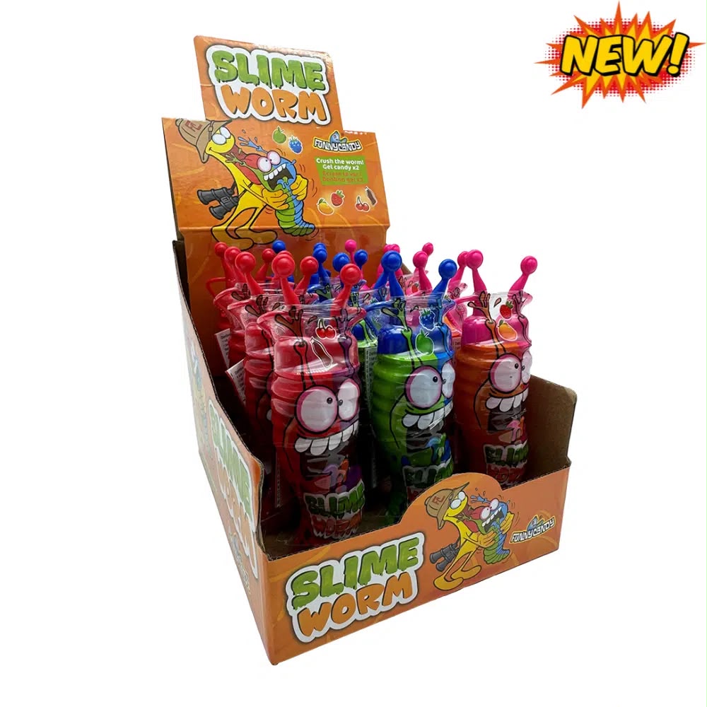 SLIME WORM x 12 PCS