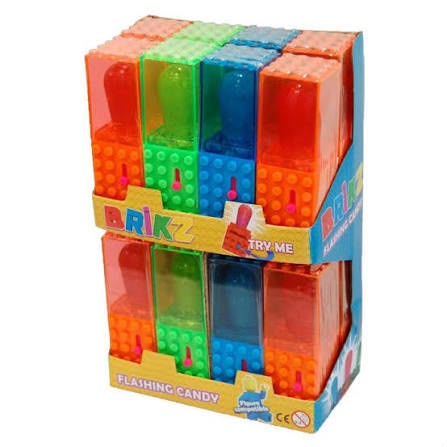 BRIKZ FLASHING CANDY x 16 PCS