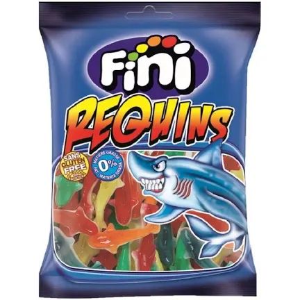 FINI REQUINS ASSORTIS LISSES Halal 90 Gr