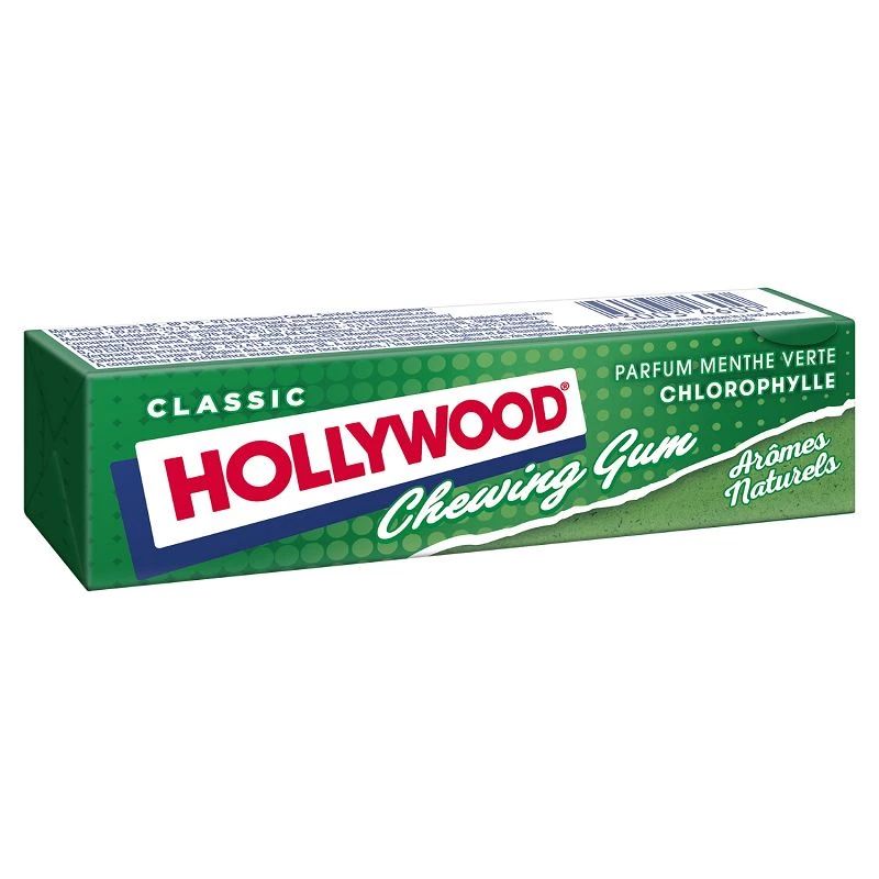 HOLLYWOOD CHEWING GUM MENTHE CHLOROPHYLE x 20 PCS