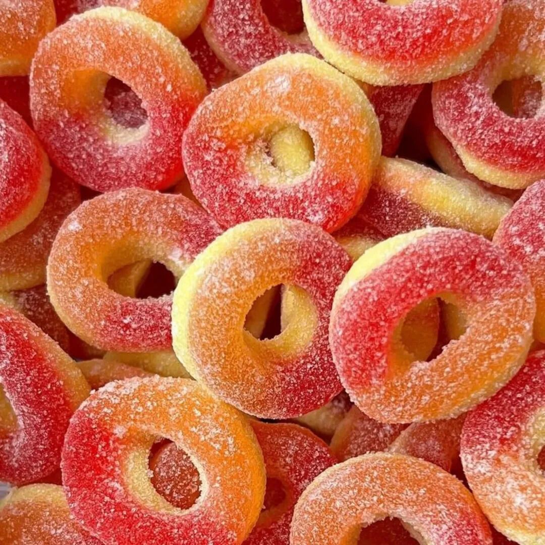 DULCEPLUS ANNEAUX PÊCHES ACIDES Halal