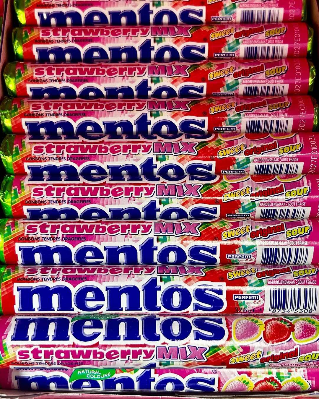 MENTOS STRAWBERRY MIX Halal