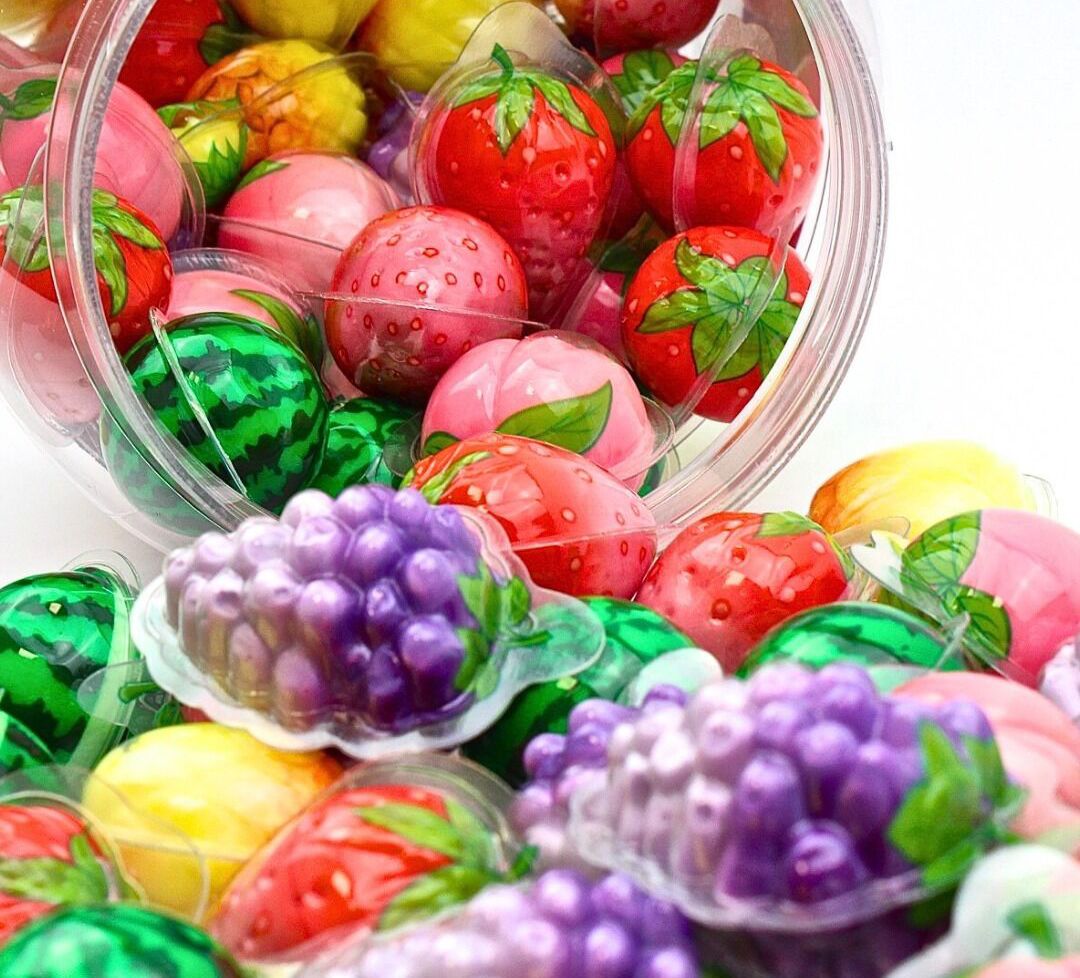 3D JUICY GUMMY FRUIT x 60 PCS