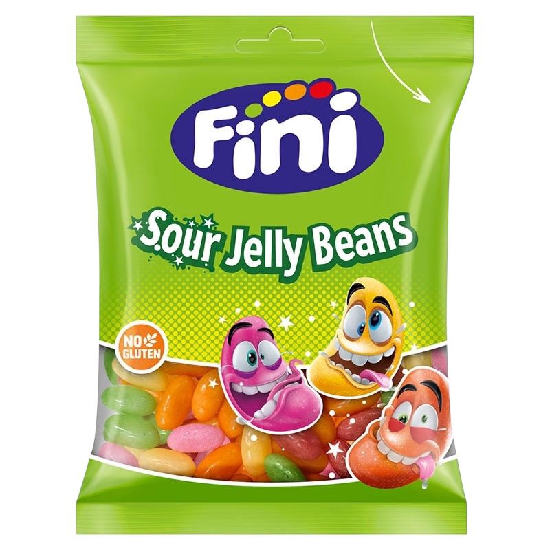 FINI SOUR JELLY BEANS Halal 85 Gr