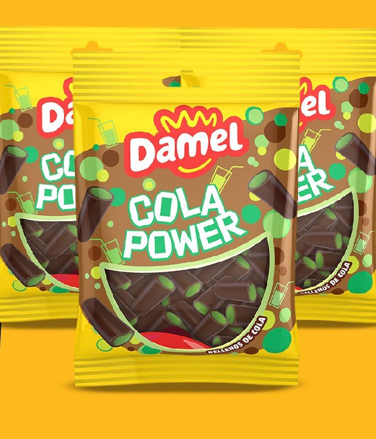 BOITE DAMEL COLA POWER x 80 Gr Halal