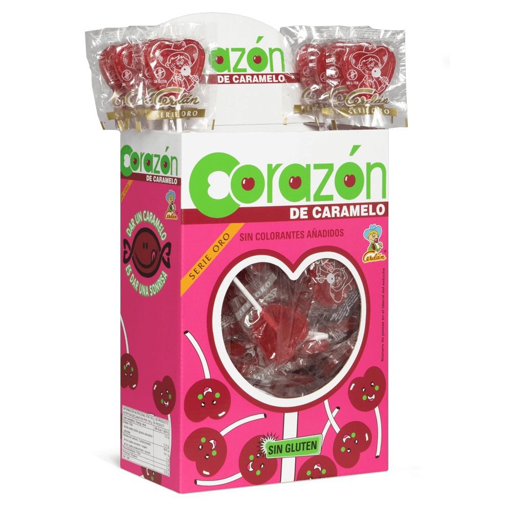 MINI CORAZON CERISE
