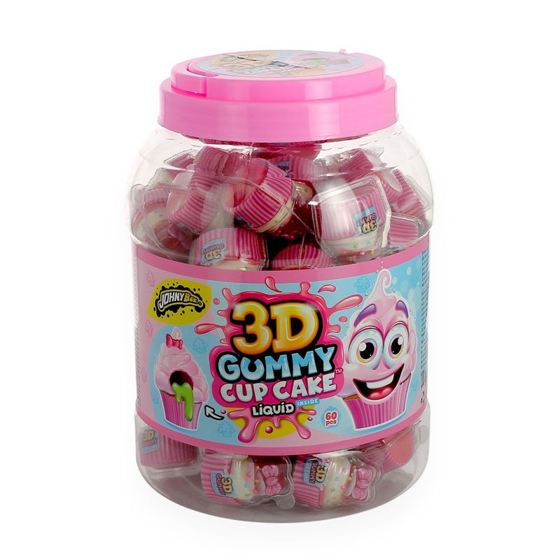 3D JUICY GUMMY CUPCAKES x 60 PCS