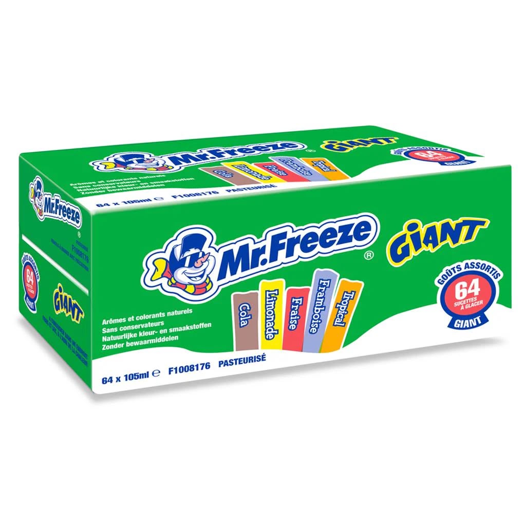 MR FREEZE GENORME ASSORTIS x 64 PCS