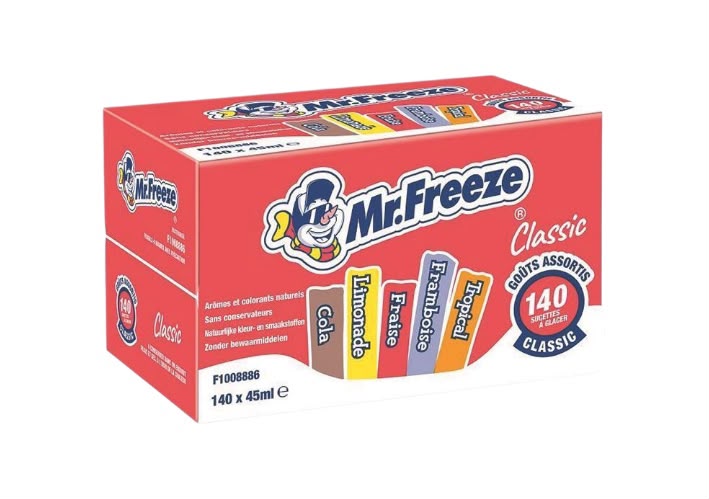MR FREEZE CLASSIC ASSORTIS x 140 PCS