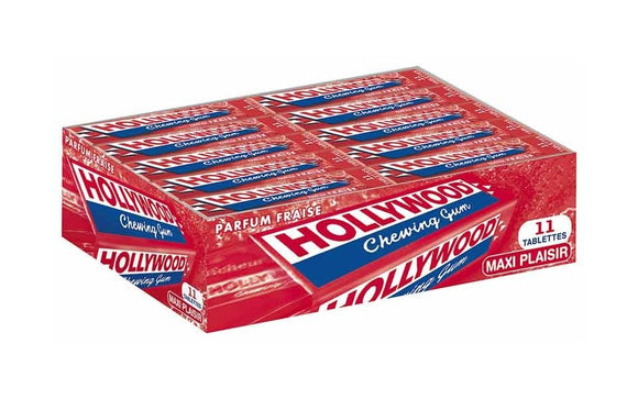 HOLLYWOOD CHEWING GUM FRAISE 20 PCS